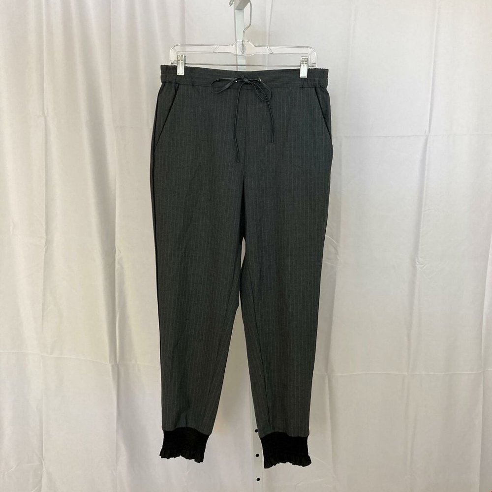 Phillip Lim Nordstrom NEW Women's Size 8 Gray Striped Professional Pants NWT